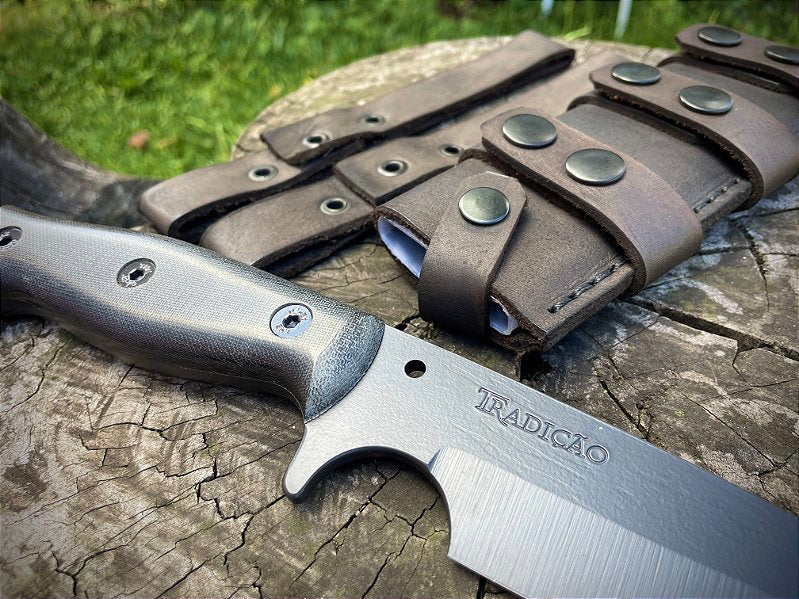 Faca de Sobrevivência e Bushcraft modelo Bush