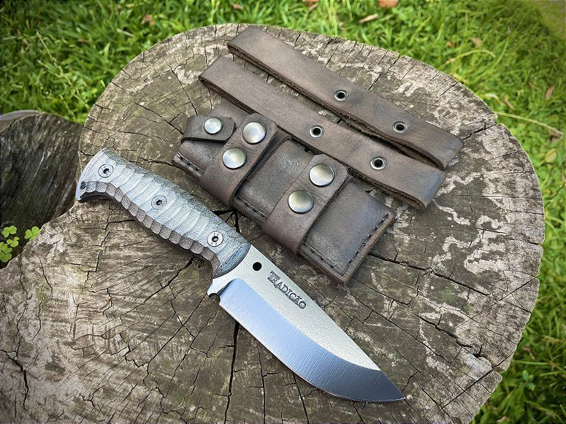 Faca para Bushcraft e Sobrevivência modelo EDC