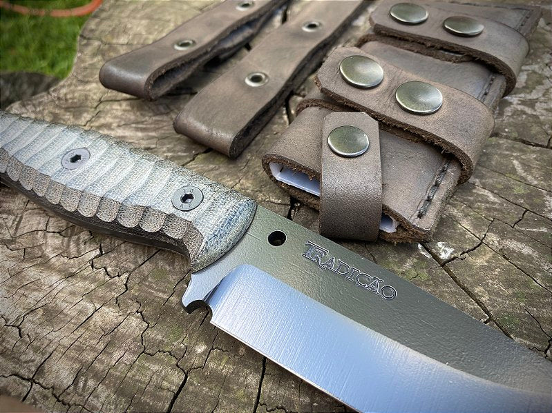 Faca para Bushcraft e Sobrevivência modelo EDC