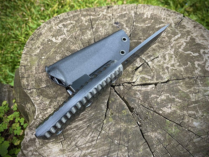 Faca para Bushcraft e Sobrevivência modelo EDC Bainha em Kydex