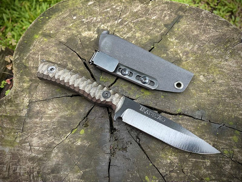 Faca para EDC, Bushcraft e Sobrevivência  modelo Companion