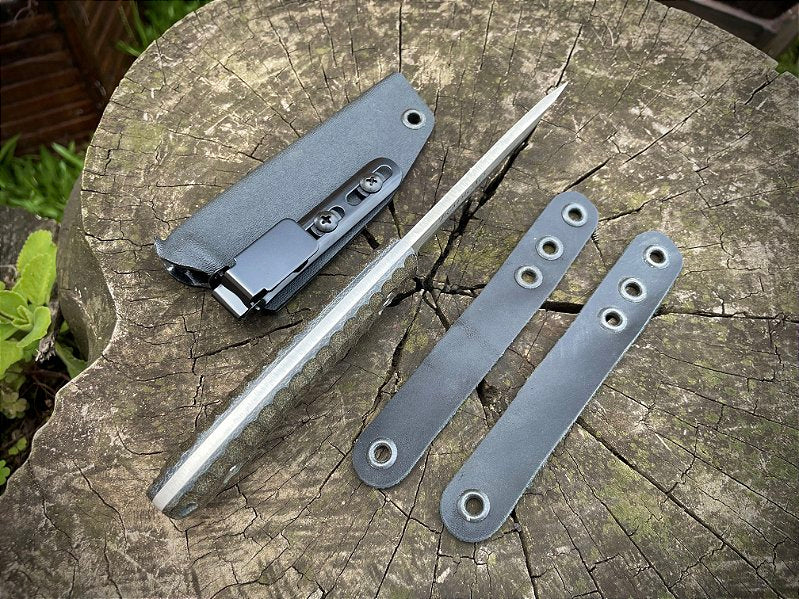 Faca para EDC, modelo Companion Tantô Inox Sandvik 14c28n