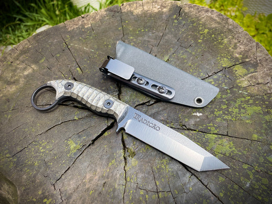 Faca para EDC, Bushcraft e Sobrevivência  modelo Companion Ring