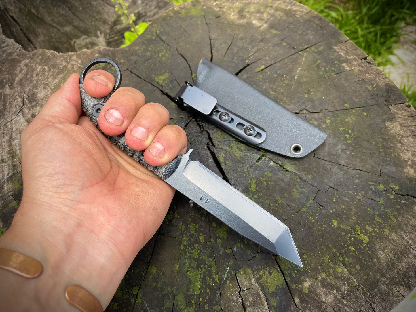 Faca para EDC, Bushcraft e Sobrevivência  modelo Companion Ring