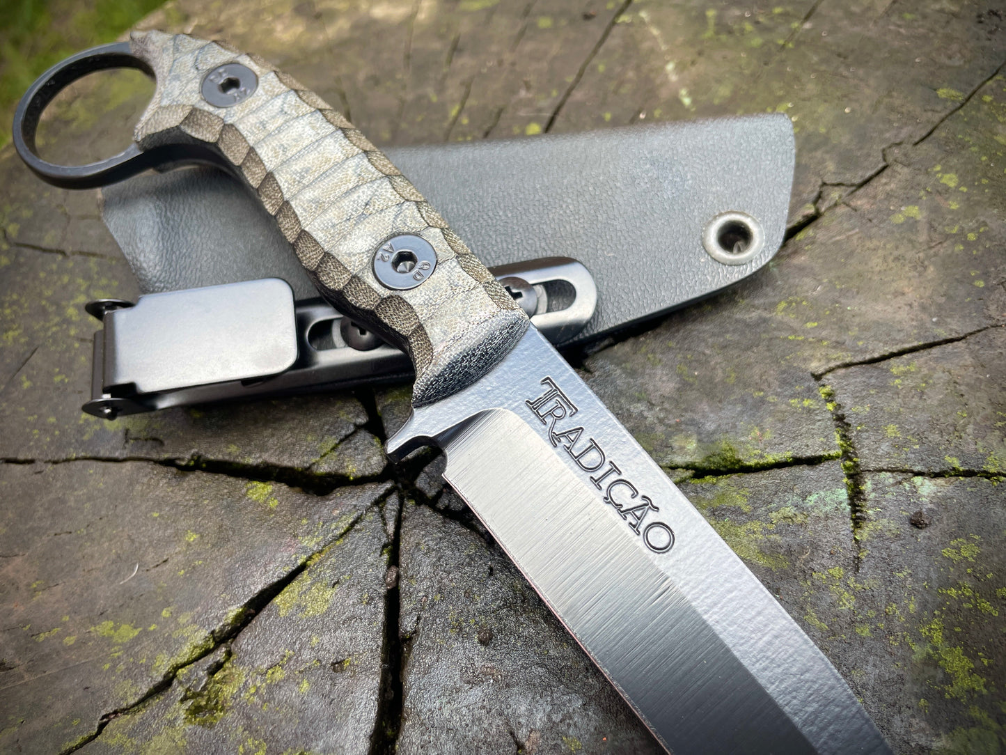 Faca para EDC, Bushcraft e Sobrevivência  modelo Companion Ring